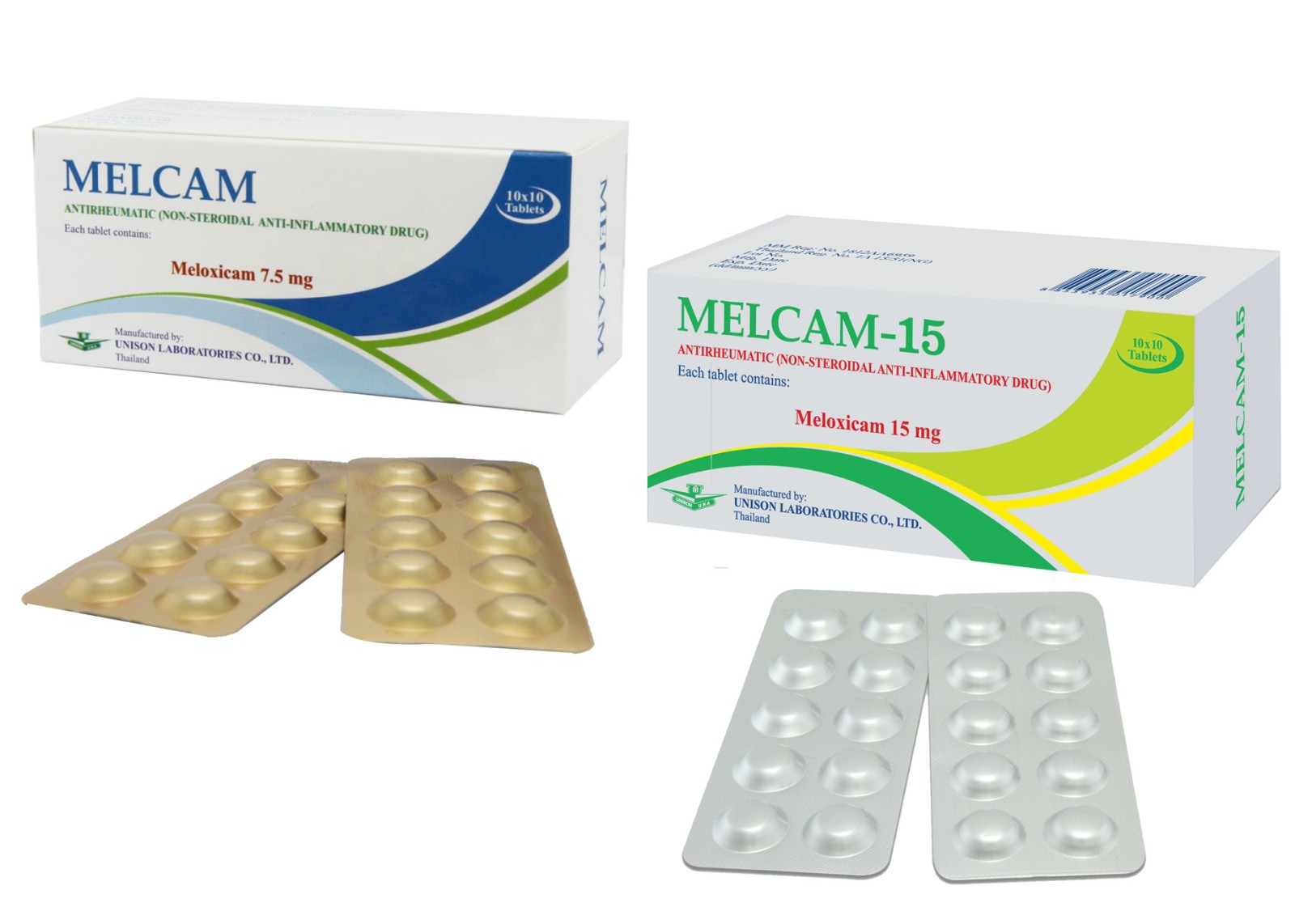 Melcam 7.5mg &          Melcam 15mg